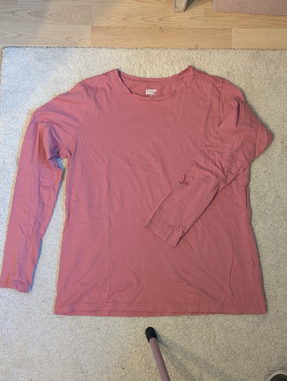 Lands' End Long Sleeve Tee - Dusty Rose